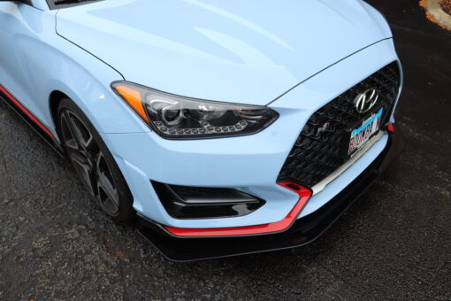 Aerotekk Front Track Splitter for 19+ Veloster (N/A, Turbo, N) - Image 3