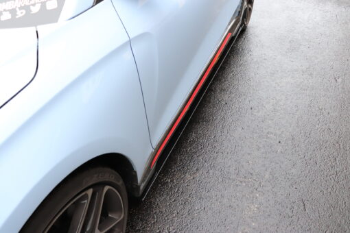 Aerotekk Track Side Splitters for 19+ Veloster (N/A, Turbo, N)