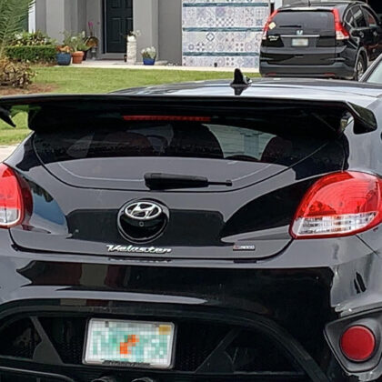 Veloster Turbo one piece Sequence style spoiler