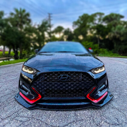 845 Motorsports Veloster N IAD front lip